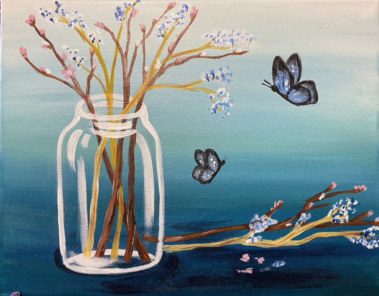 Butterfly Jar- Original Artwork